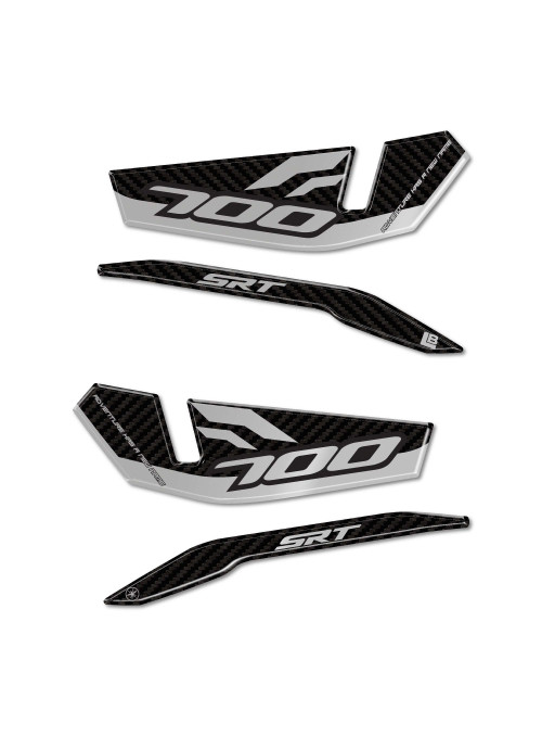 3D Resin Stickers Handguards Motorcycle compatible with QJ Motor SRT 700 2