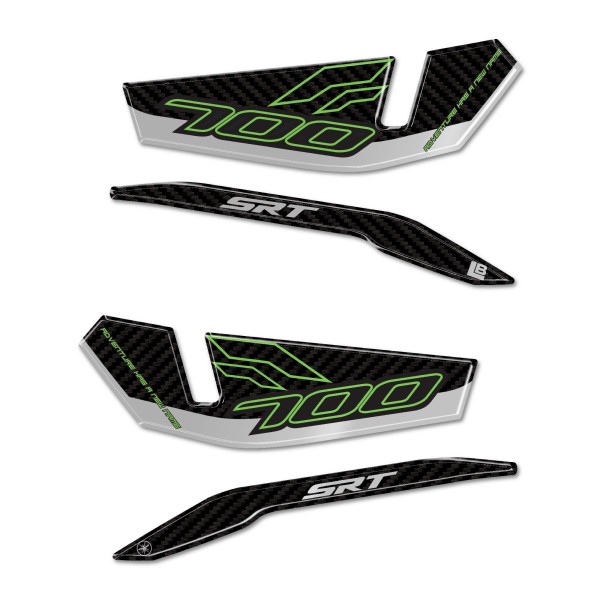 3D Resin Stickers Handguards Motorcycle compatible with QJ Motor SRT 700