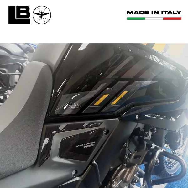 Complete kit 3D stickers protectors compatible with Suzuki V-Strom 1050 Gold motorbike