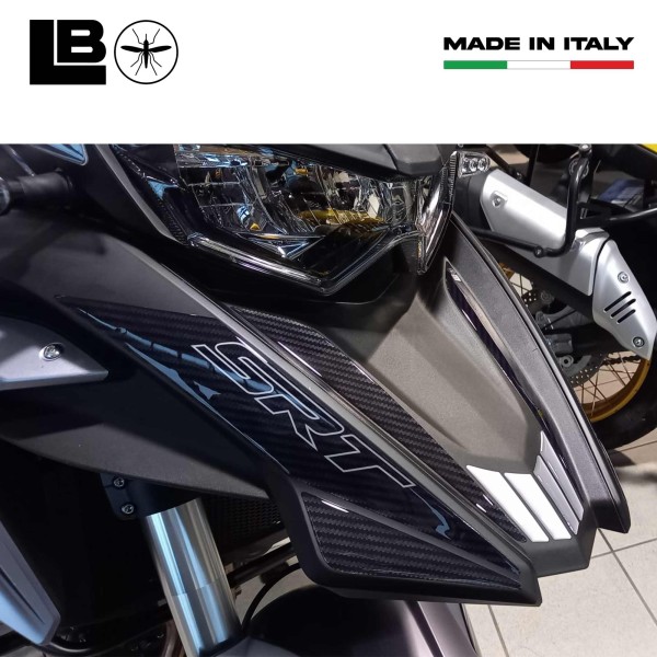 3D Aufkleber Frontschnabelschutz Motorrad kompatibel mit QJ Motor SRT 700