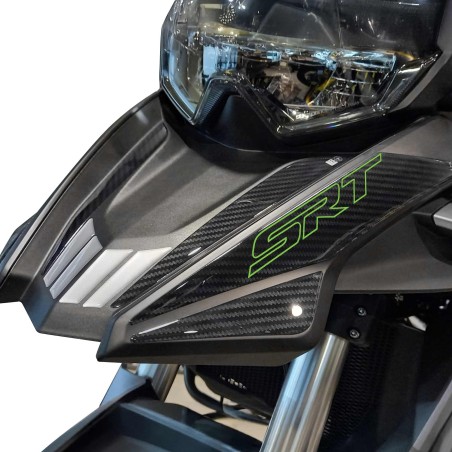 Stickers 3D Protection du bec avant moto compatible avec QJ Motor SRT 700