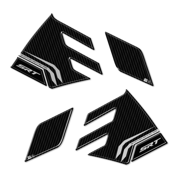 Pegatinas 3D Protectores laterales del tanque de la motocicleta compatible con QJ Motor SRT 700