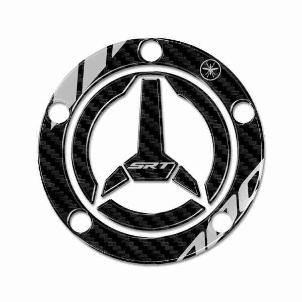 Adhesive 3D Tank cap protection motorbike compatible with QJ Motor SRT 700