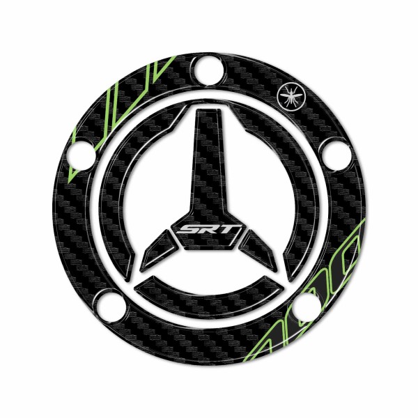 Selbstklebender 3D Tankdeckelschutz Motorrad kompatibel mit QJ Motor SRT 700