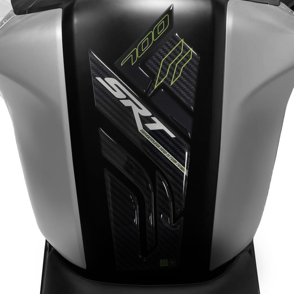 Αυτοκόλλητο 3D Tank Guard Προστασία μοτοσικλέτας συμβατό με QJ Motor SRT 700