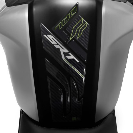 Αυτοκόλλητο 3D Tank Guard Προστασία μοτοσικλέτας συμβατό με QJ Motor SRT 700