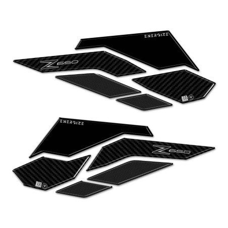 Stickers 3D Tank Side Protectors compatible with Kawasaki Z650 2023-2025