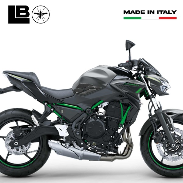 Pegatinas 3D Tank Side Protectors compatibles con Kawasaki Z650 2023-2025