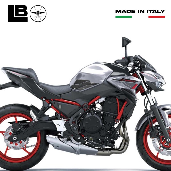 Stickers 3D Tank Side Protectors compatible with Kawasaki Z650 2023-2025