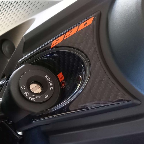 Sticker 3D Protection Zone Key Motorcycle compatible avec KTM 990 Duke 2024-2025