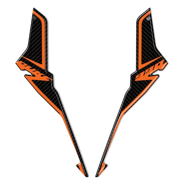 Stickers 3D Protecteurs de Visage avant moto compatible avec KTM 990 Duke 2024-2025