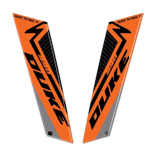3D Aufkleber Motorrad Schutzbleche kompatibel mit KTM 990 Duke 2024-2025 2