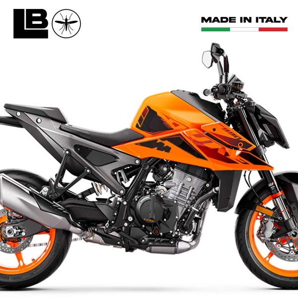 3D stickers compatible with KTM 990 Duke 2024-2025 Tank side protectors