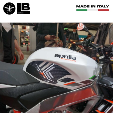 Stickers 3D Motorcycle Tank Side Protectors compatible with Aprilia Tuono V4