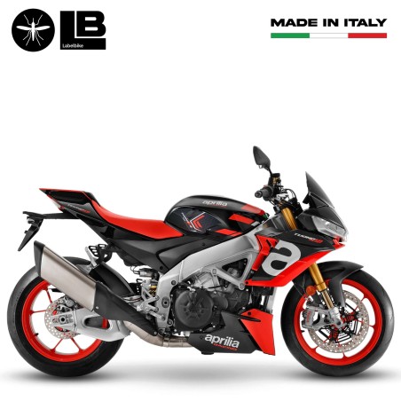 Aufkleber 3D Motorrad Tank Seitenschützer kompatibel mit Aprilia Tuono V4