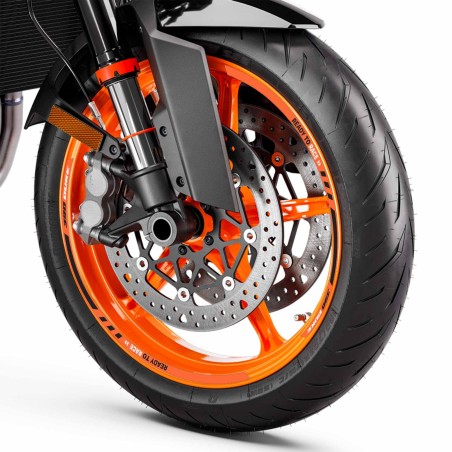 Bandes autocollantes pour roues de moto compatibles avec KTM Duke 390