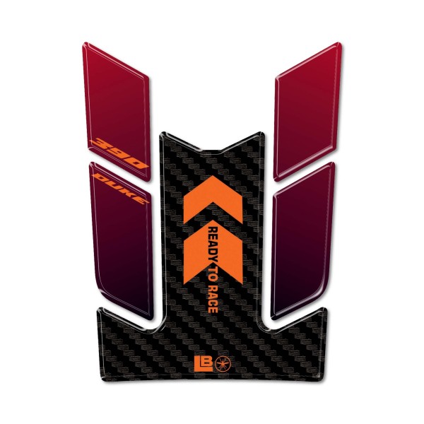 Protège réservoir 3D adhésif compatible avec KTM 390 Duke 2024-2025