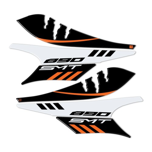 Aufkleber 3D Handschützer Motorrad kompatibel mit KTM 890 SMT 2024 - 2025 2