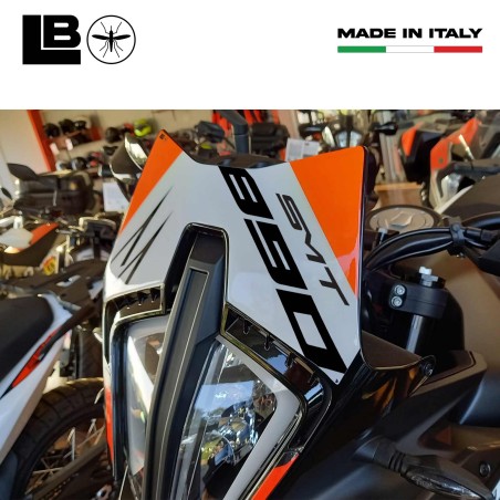 Aufkleber 3D Frontscheibenschutzscheibe Motorrad kompatibel mit KTM 890 SMT 2025