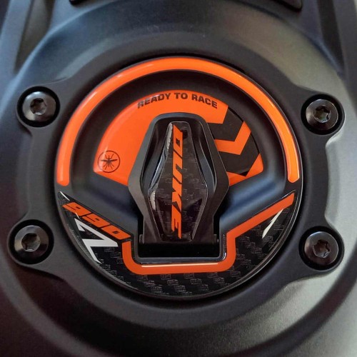 Gel 3D Tankdeckel Aufkleber Motorrad kompatibel mit KTM 990 Duke R 2025