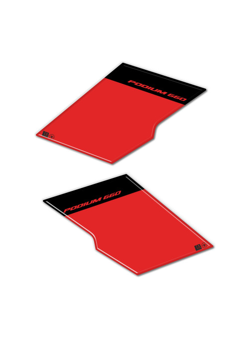 Pegatinas 3D Protectores laterales de moto compatibles con Aprilia Tuareg 660 Podium 2