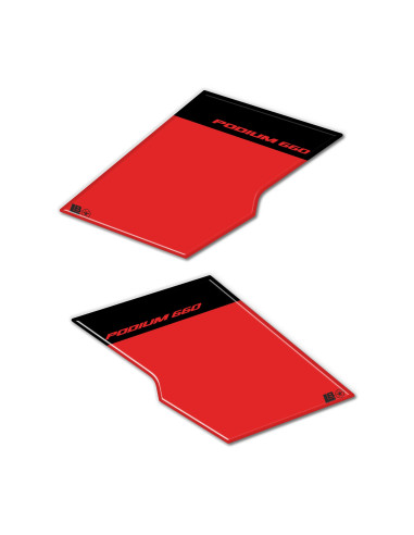 Stickers 3D Motorcycle side protectors compatible with Aprilia Tuareg 660 Podium