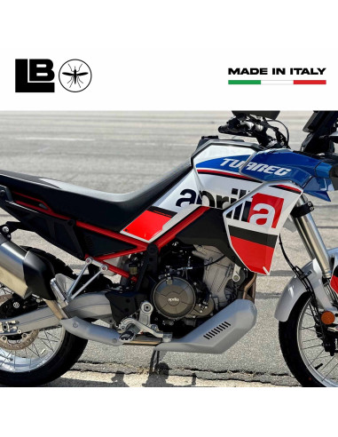 Pegatinas 3D Protectores laterales de moto compatibles con Aprilia Tuareg 660 Podium