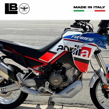Stickers 3D Motorcycle side protectors compatible with Aprilia Tuareg 660 Podium