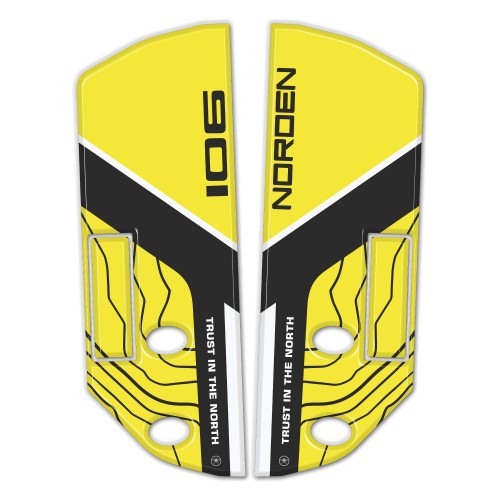Stickers 3D Garde-boue moto High wing compatible avec Husqvarna Norden 901 2