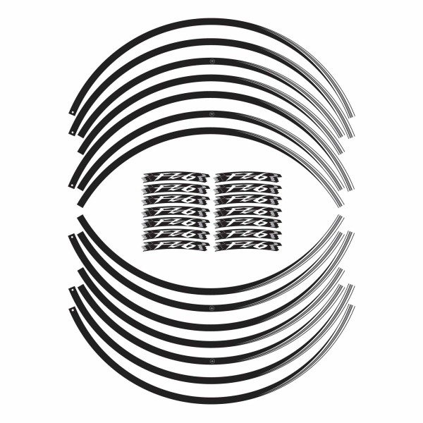 Adhesive Stickers for 17" Wheel Rims Motorcycle compatible with Yamaha FZ6