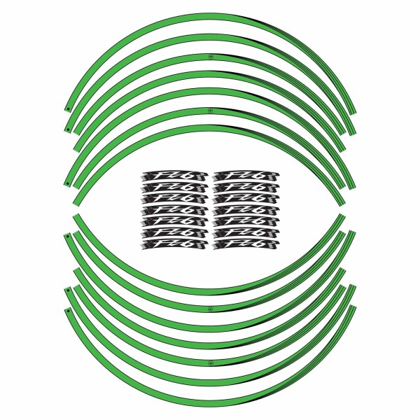 Selbstklebende Aufkleber für 17" Felgen Motorrad kompatibel mit Yamaha FZ6