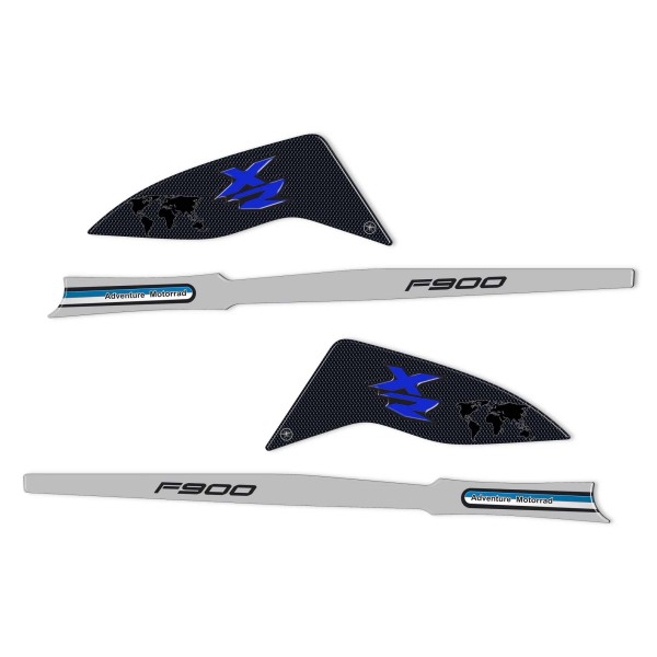 3D Gel Resin Stickers 3D Handguards moto compatible avec BMW F900XR