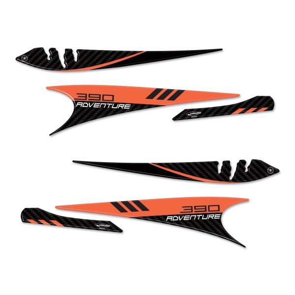 Pegatinas 3D Guardamanos protección moto compatible con KTM 390 Adventure 2020-2022
