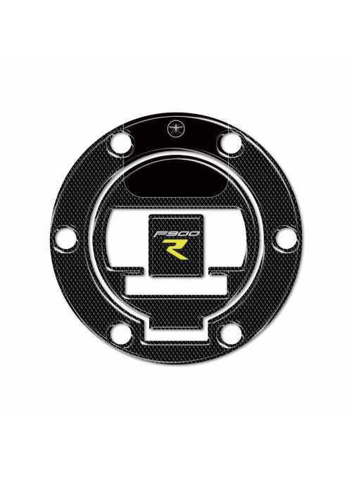 Sticker 3D protection bouchon de réservoir moto compatible avec BMW F900 R Jaune 2