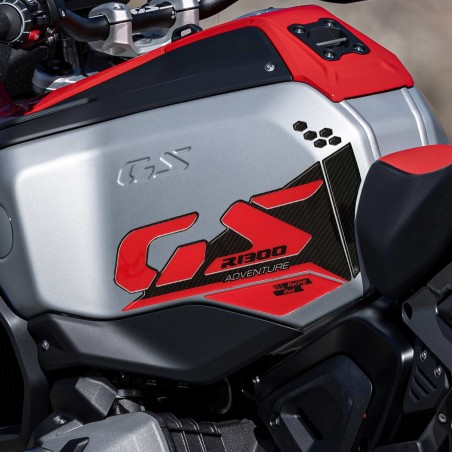 3D Gel Aufkleber 3D Motorrad Seitenprotektoren kompatibel mit BMW R1300 GS Adventure