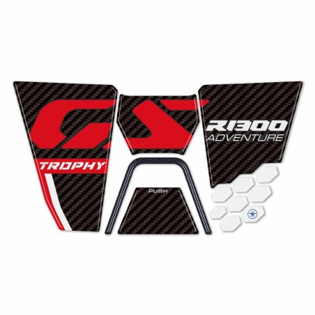 Sticker 3D Tank flap moto compatible con BMW R1300GS Adventure