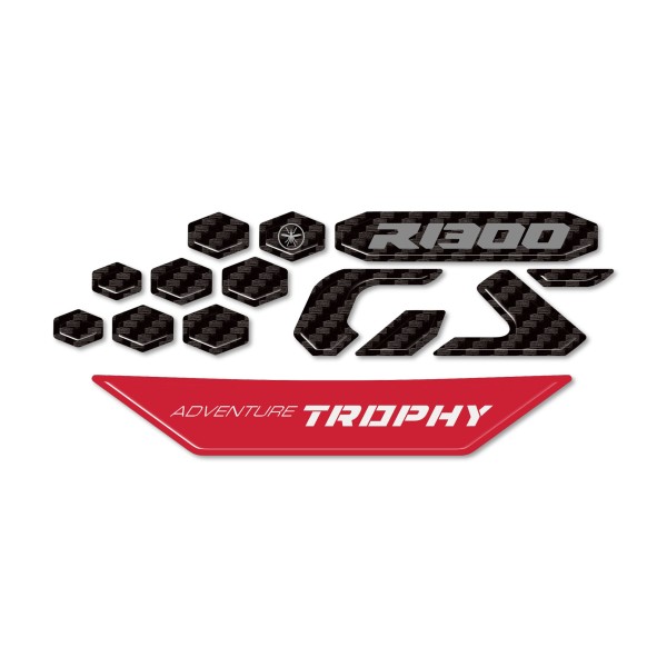 Stickers 3D Protecteur avant moto compatible avec Bmw R 1300 GS Adventure