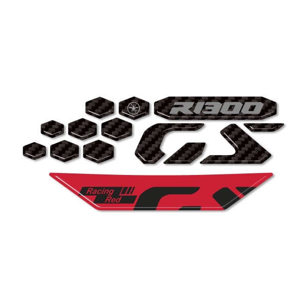 Stickers 3D Protecteur avant moto compatible avec Bmw R 1300 GS Adventure