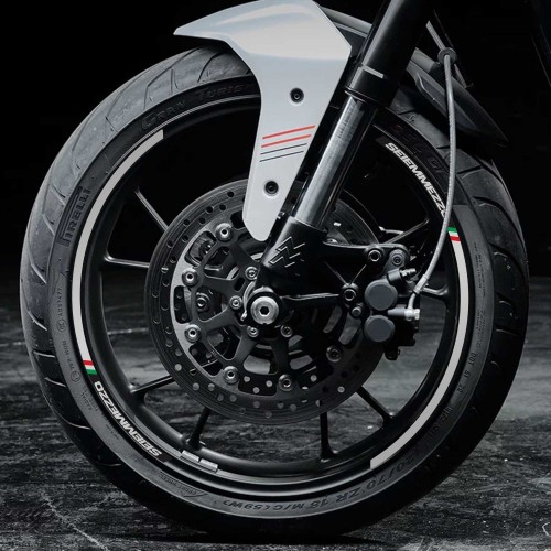 Kit de tiras adhesivas para llantas de moto compatibles con Moto Morini Seiemmezzo