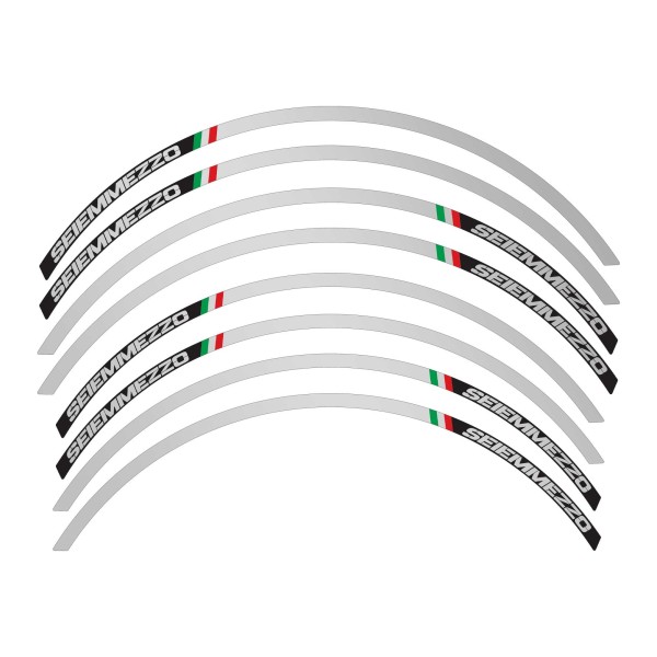 Adhesive strip kit for motorbike rims compatible with Moto Morini Seiemmezzo