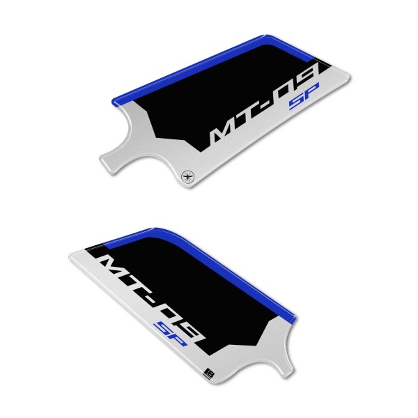 Stickers 3D Motorcycle Heel Protectors compatible with Yamaha MT-09 2024-2025