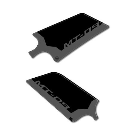 Stickers 3D Motorcycle Heel Protectors compatible with Yamaha MT-09 2024-2025