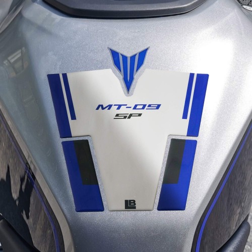 Protège réservoir adhésif 3D pour moto compatible avec Yamaha MT 09 2024-25