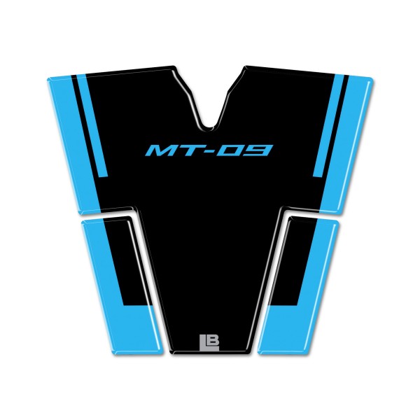 Protège réservoir adhésif 3D pour moto compatible avec Yamaha MT 09 2024-25
