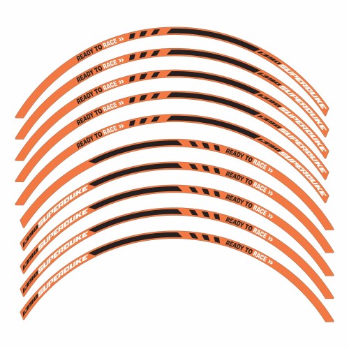 Bandes adhésives pour jantes moto 17 compatibles avec Ktm 1390 Super Duke R 2