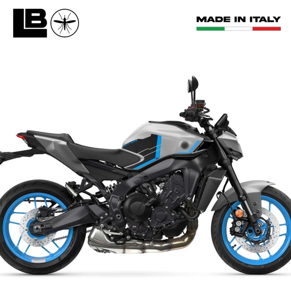 Pegatinas 3D Moto Protectores laterales compatibles con Yamaha MT-09 2024-2025