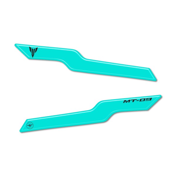 Pegatinas 3D Moto Frente Protección Facial compatible con Yamaha MT 09 2024-25