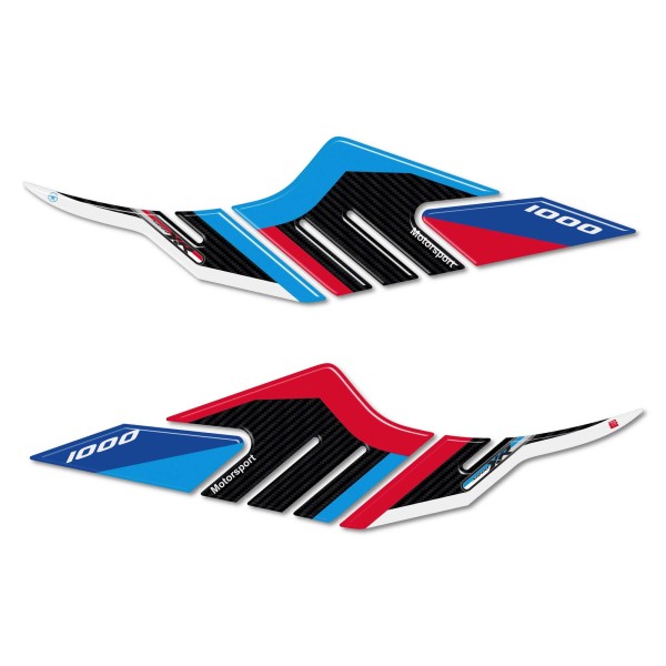 Stickers 3D Tank Side Protectors compatible avec BMW S 1000 XR 2022-25