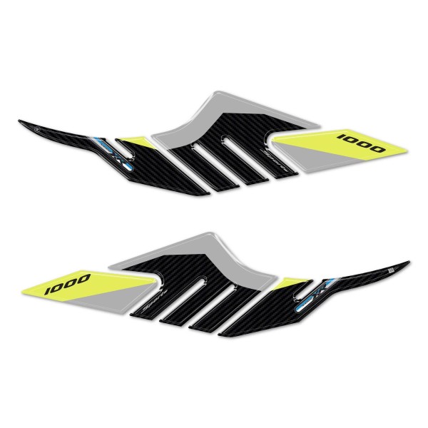 Stickers 3D Tank Side Protectors compatible avec BMW S 1000 XR 2022-25