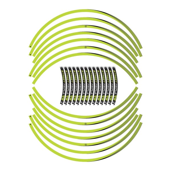 Radaufkleber Felgen 17 kompatibel mit Triumph Street Triple 765 RS